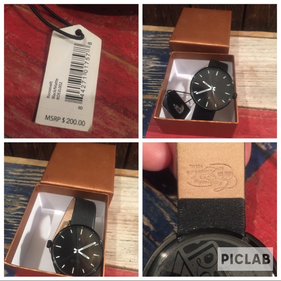 Vestal Watch black leather strap - Picture 6 of 8